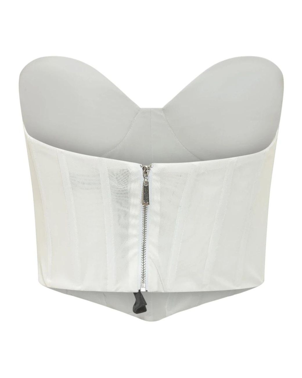 ACTUALEE White Sleeveless Tops