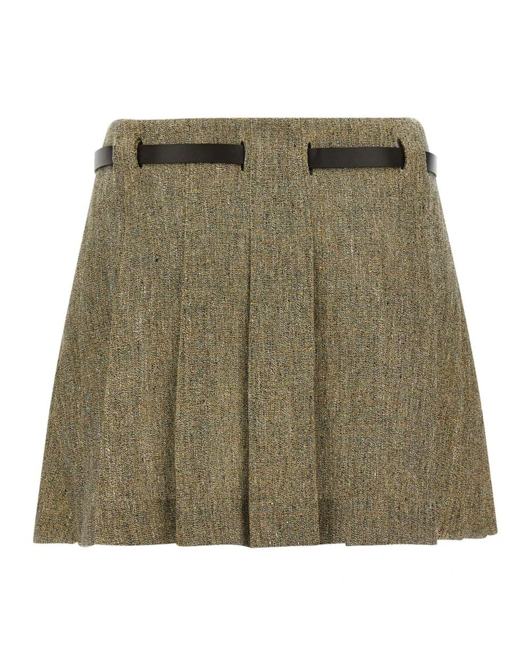 Ferragamo Green Short Skirts