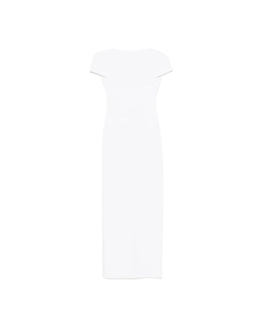 Khaite White Maxi Dresses