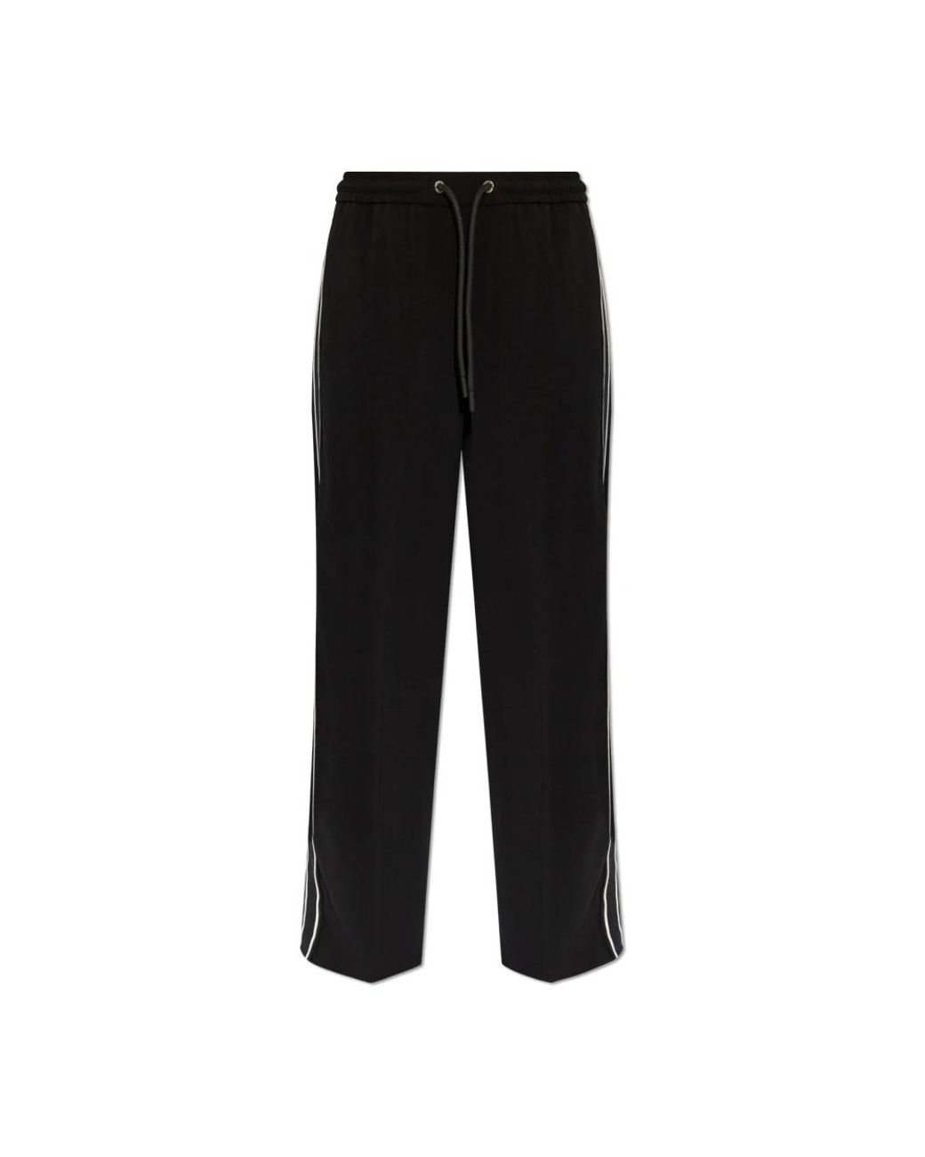 Moncler Black Straight Trousers