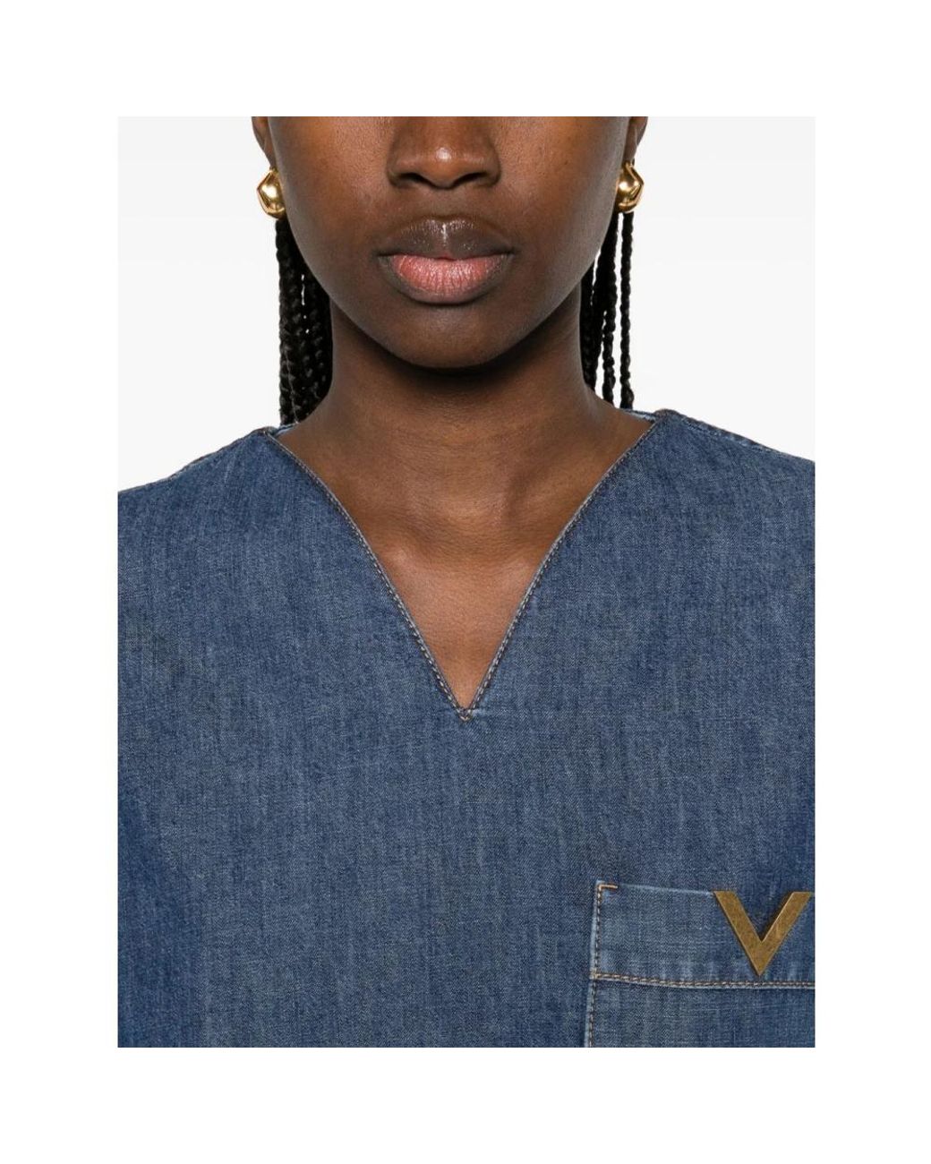 Blouses Valentino de color Blue