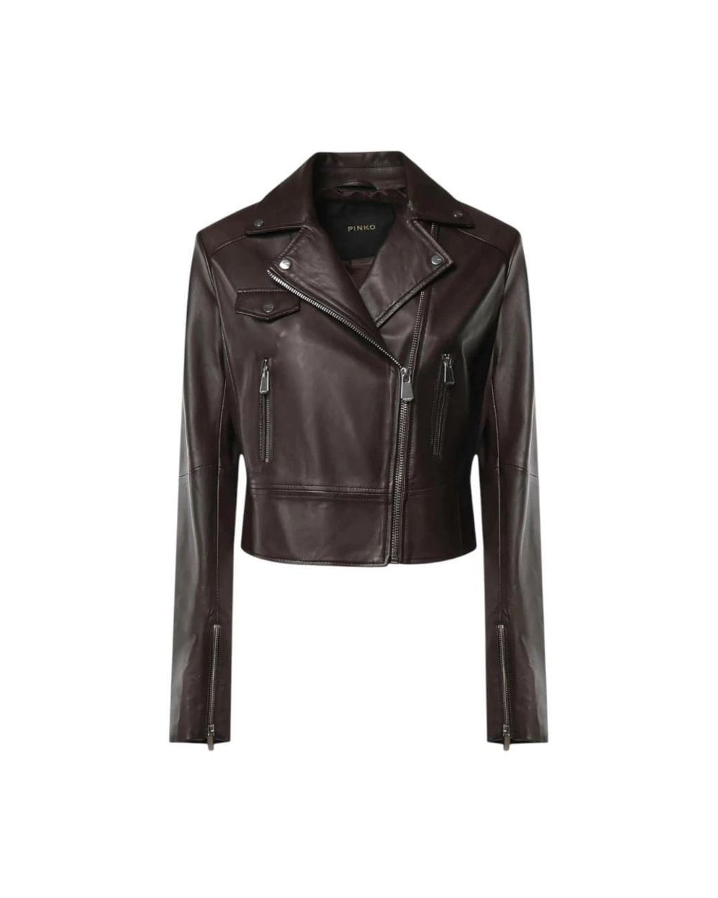 Pinko Biker Jacket in het Black