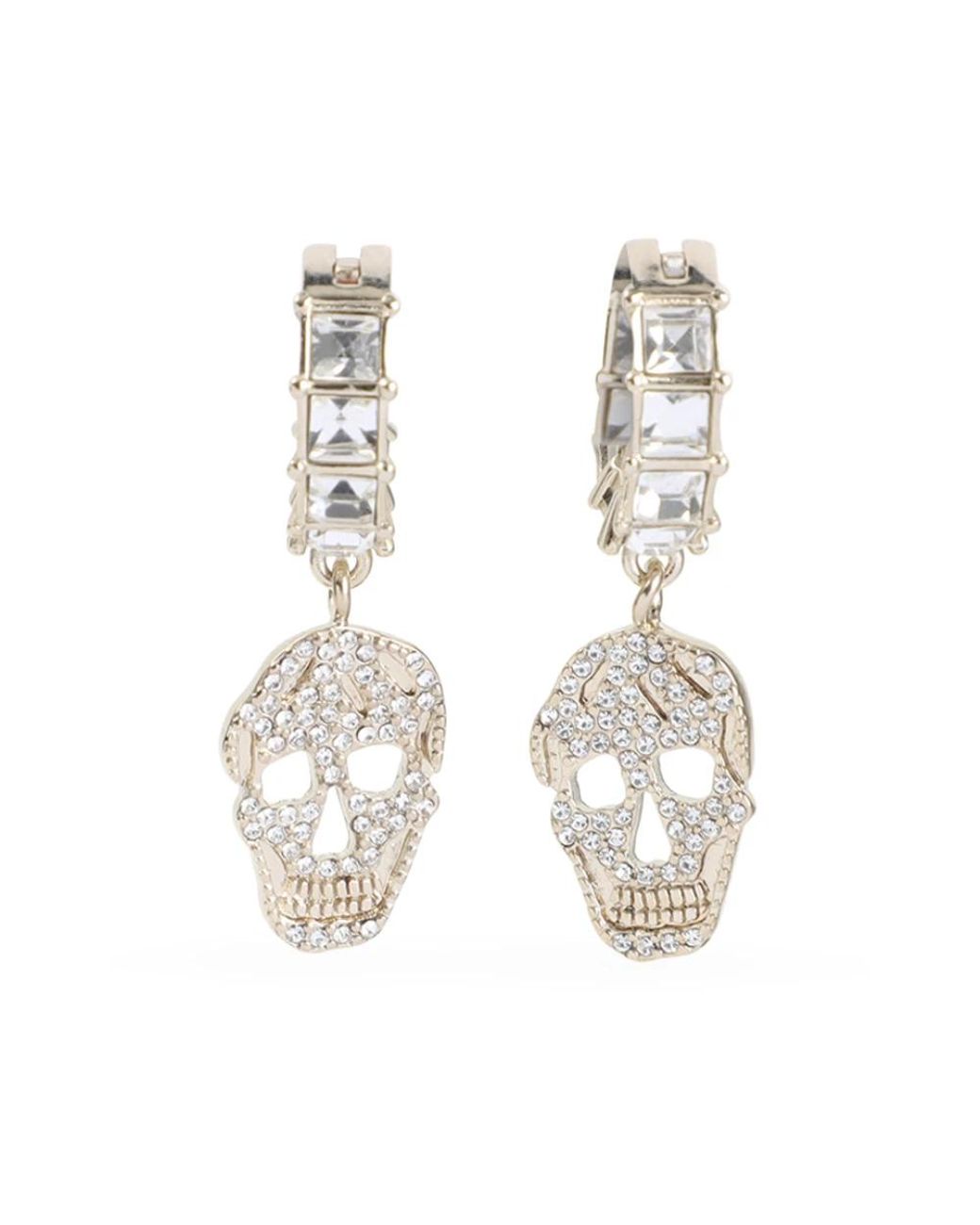 Earrings McQueen de color Metallic