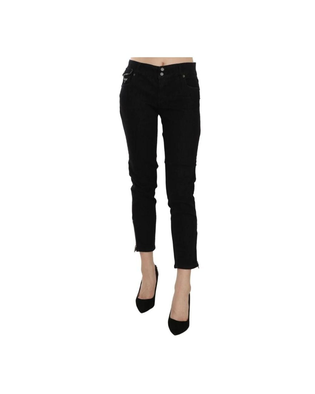 John Galliano Black Skinny Fit Jeans