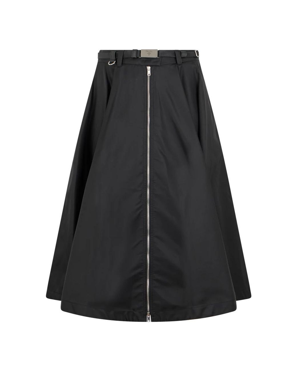 Prada Black Midi Skirts