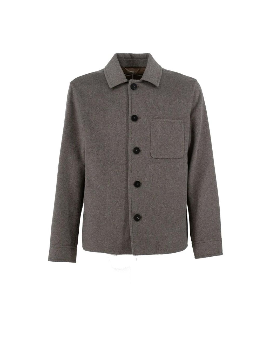 DUNO Gray Light Jackets for men