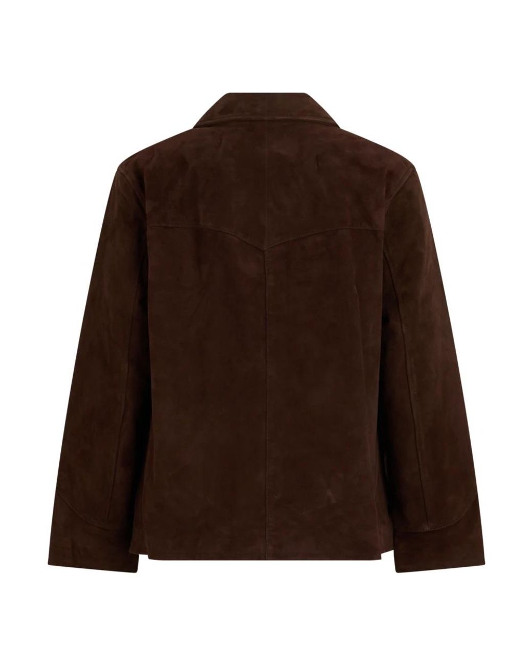 Tory Burch Brown Leather Jackets