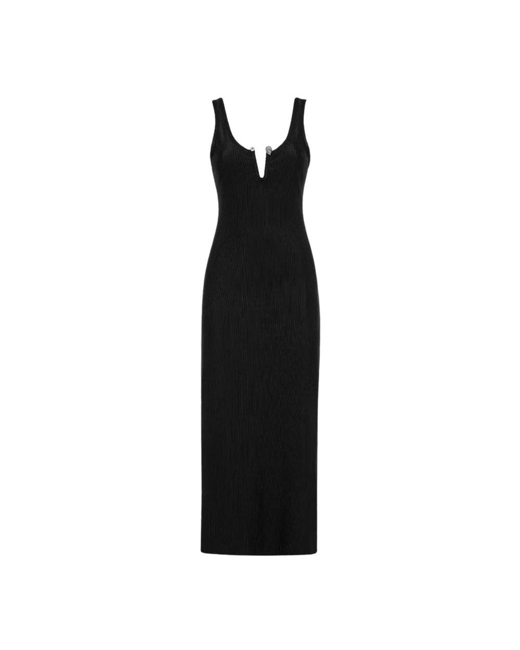Midi Dresses Philipp Plein de color Black
