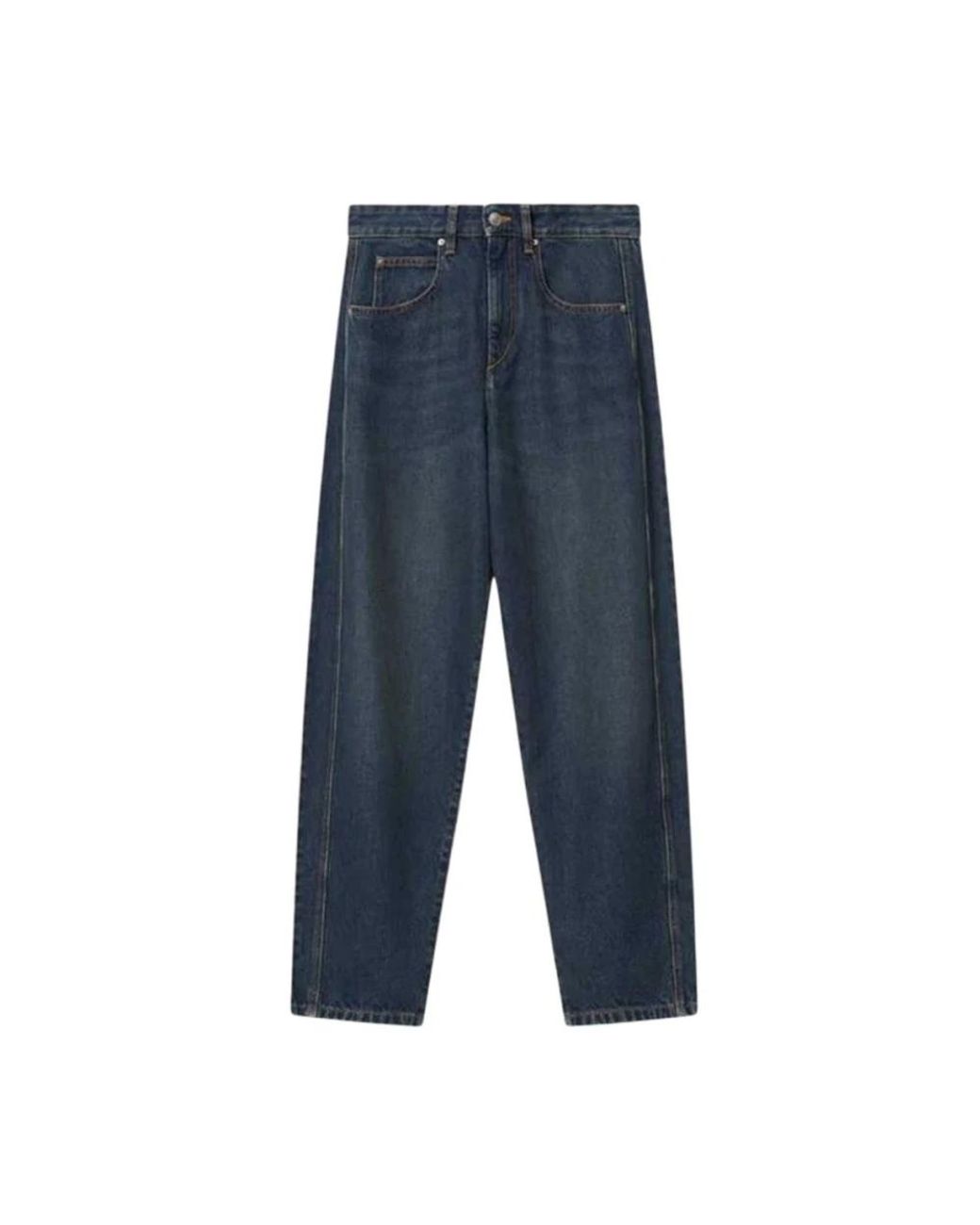 Isabel Marant Blue Loose Fit Jeans