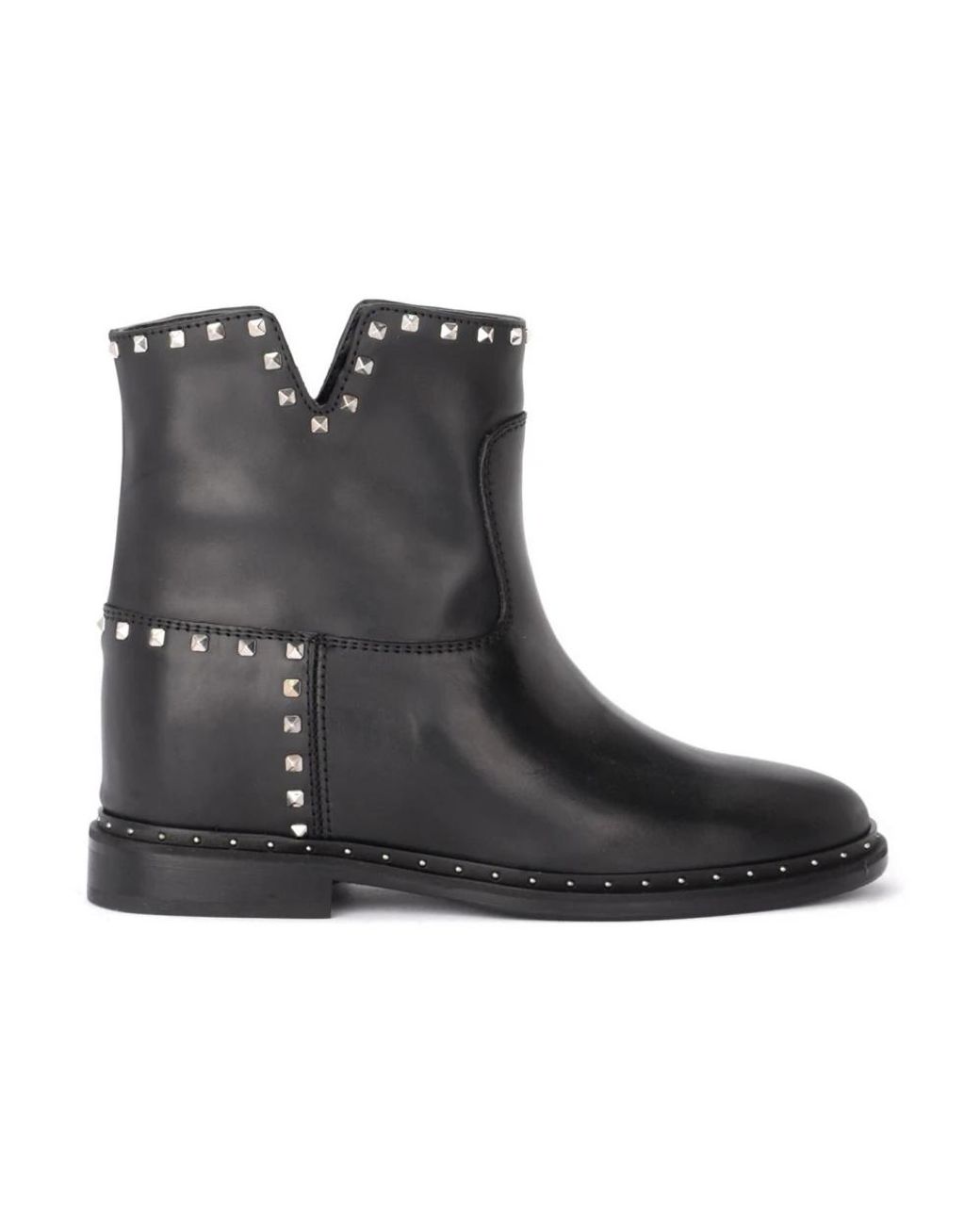 Via Roma 15 Black Ankle Boots