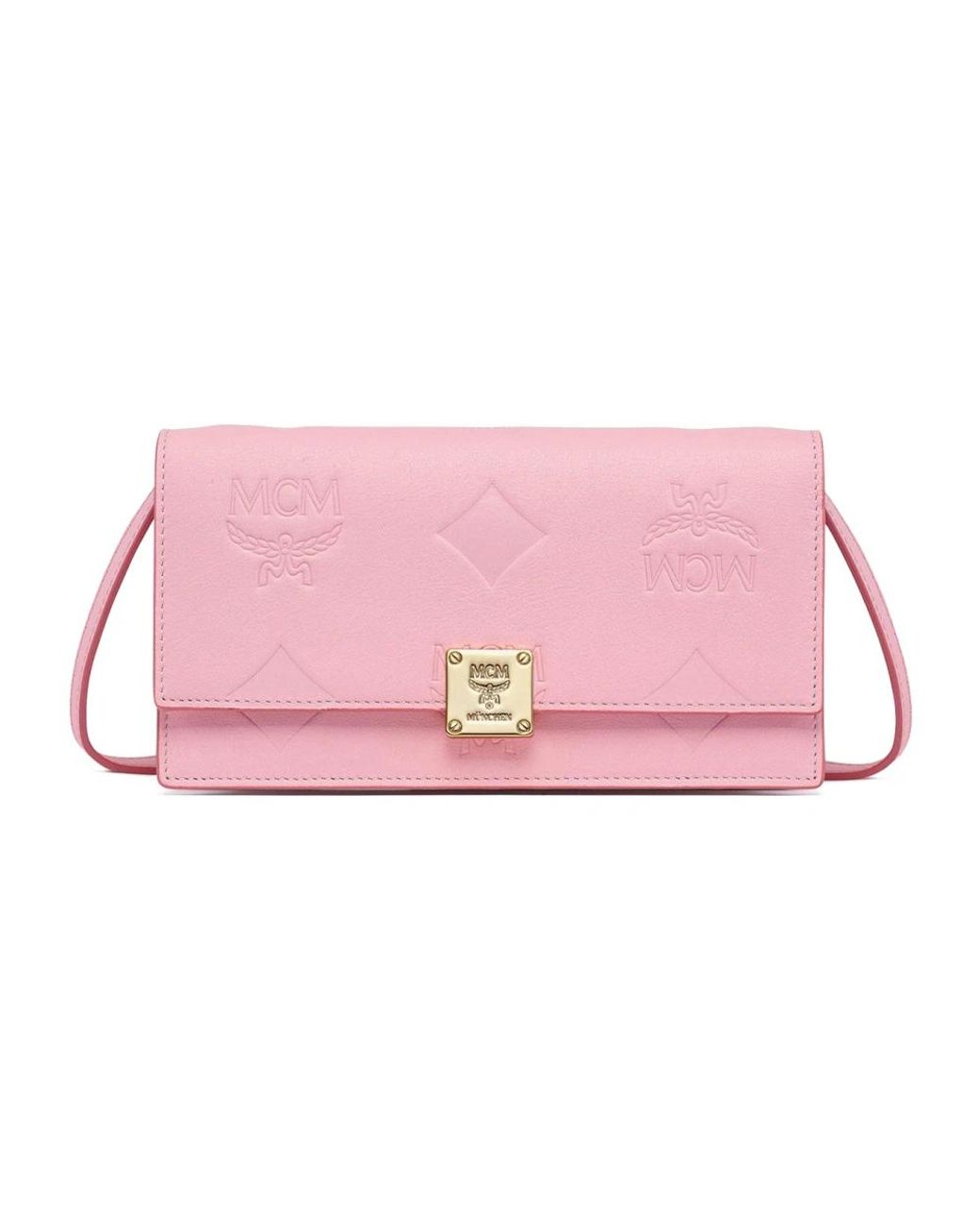 MCM Zip-Around Portemonnee in het Pink