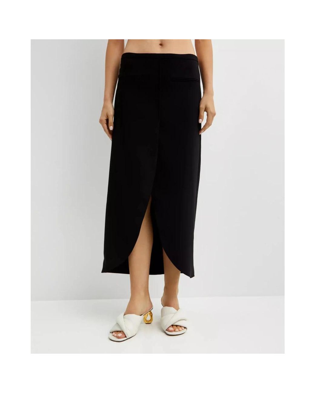 Courreges Black Midi Skirts