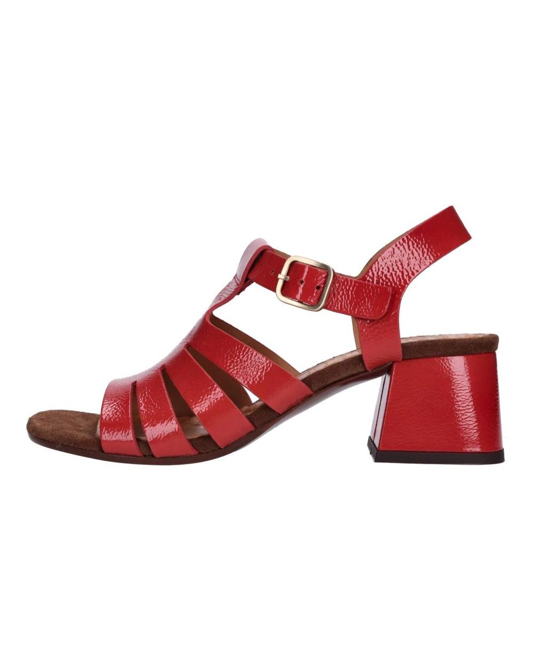 Chie Mihara Red High Heel Sandals