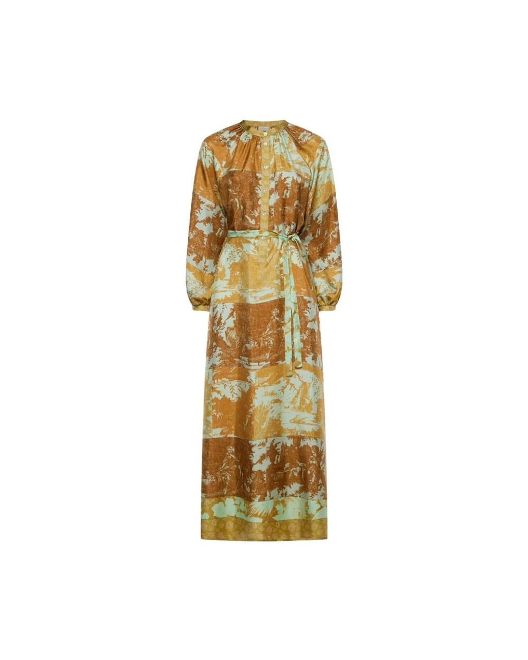 Pierre Louis Mascia Metallic Midi Dresses