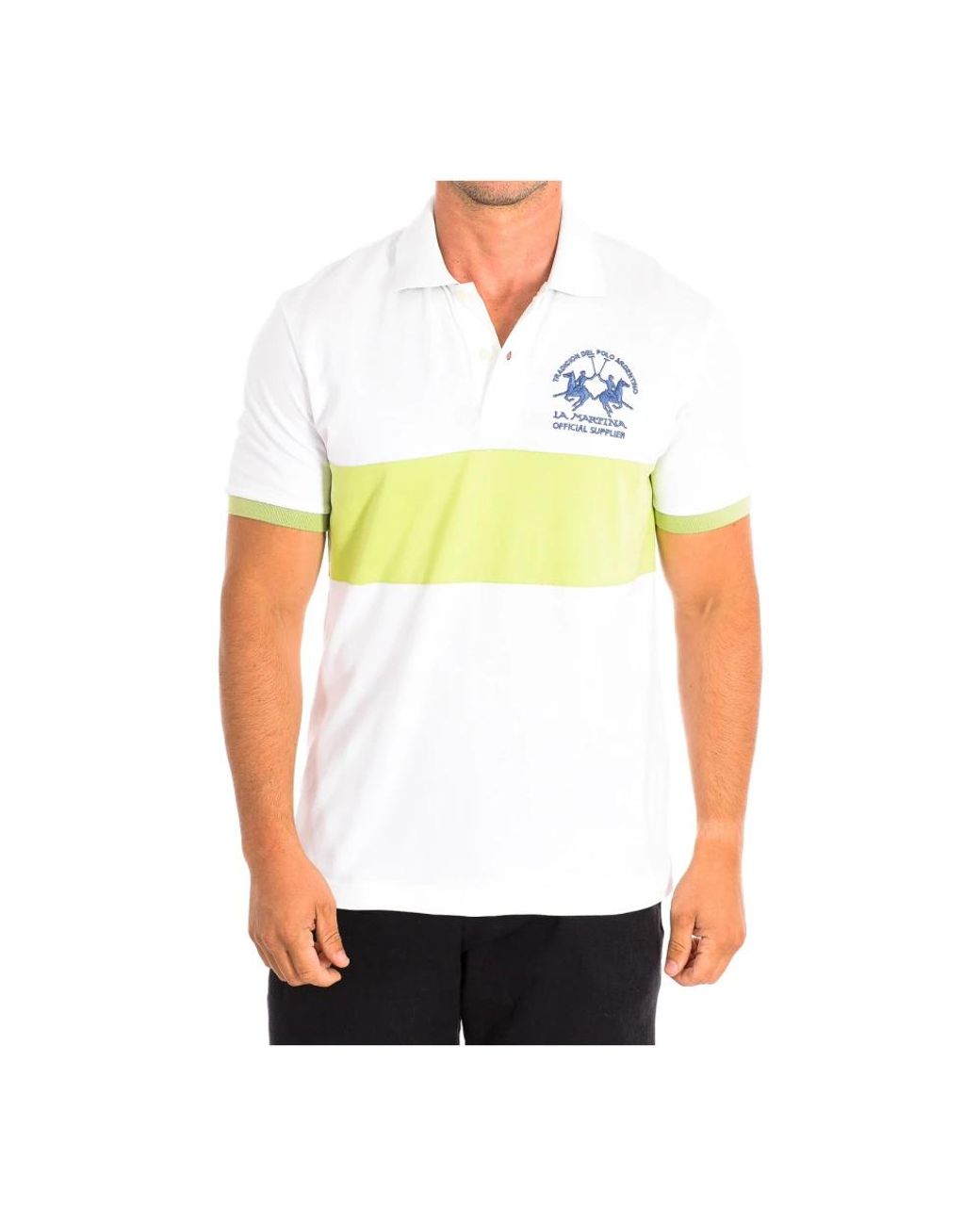 La Martina White Polo Shirts for men