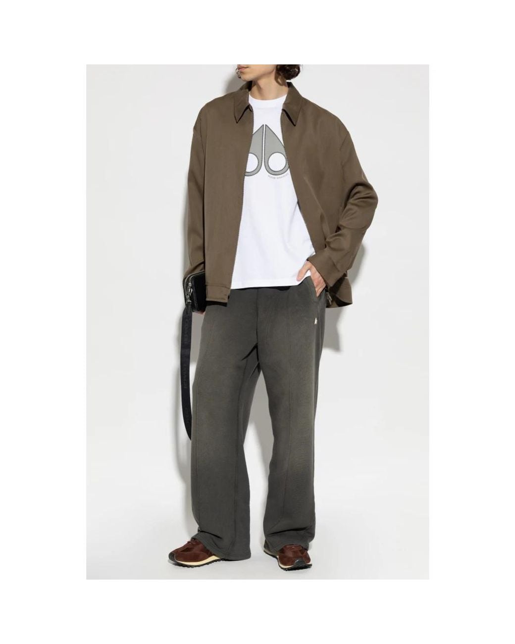 T-Shirts Moose Knuckles de hombre de color White