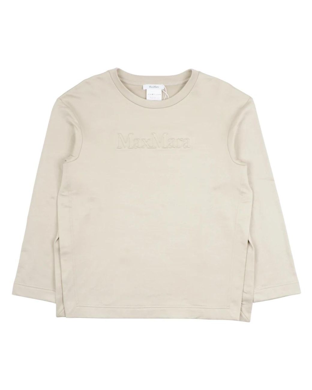 Max Mara Natural Long Sleeve T-Shirts