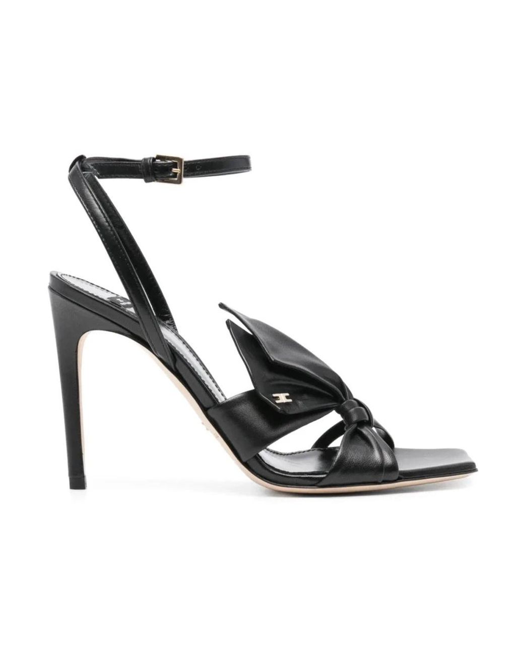Elisabetta Franchi Black High Heel Sandals