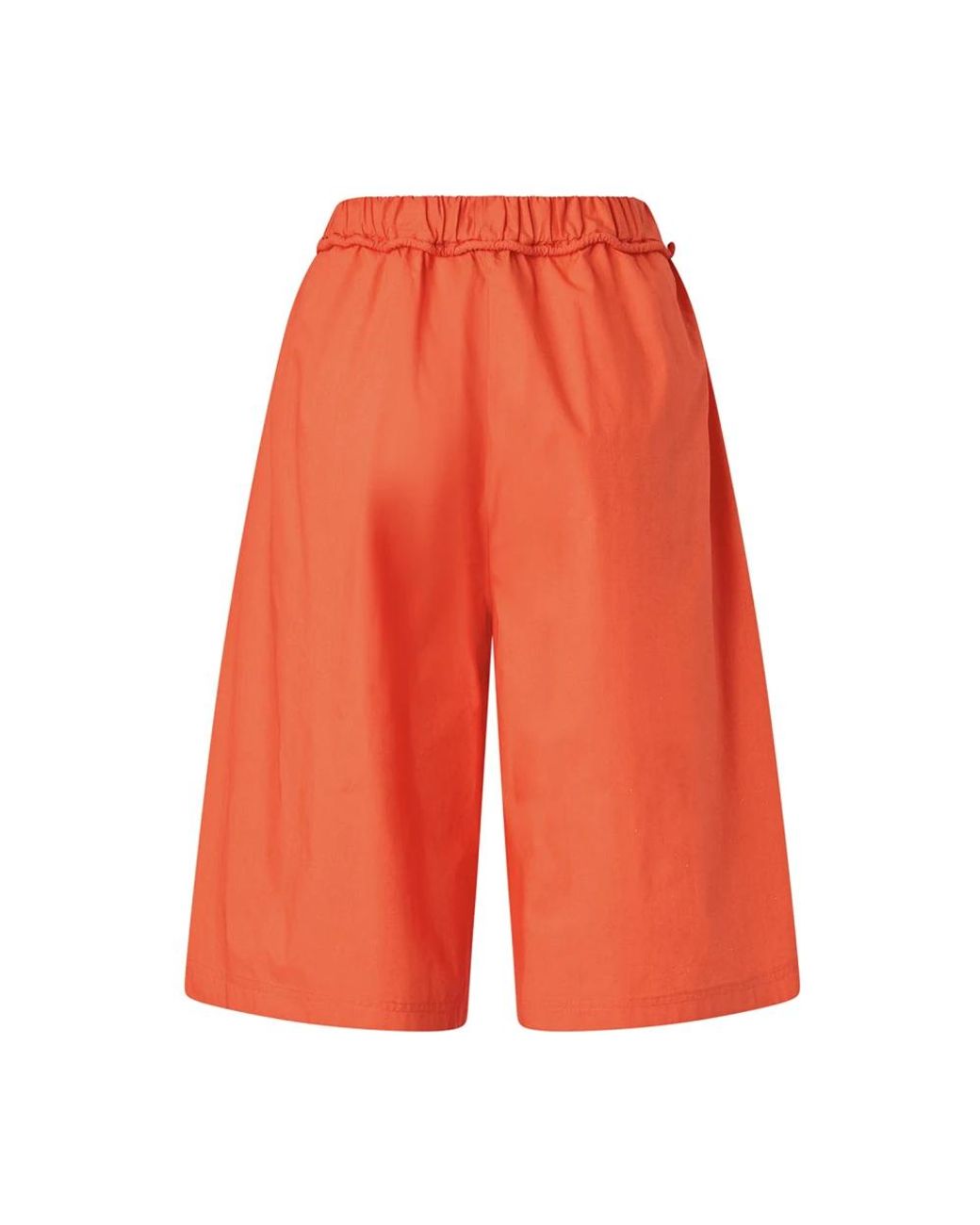 Pinko Orange Long Shorts
