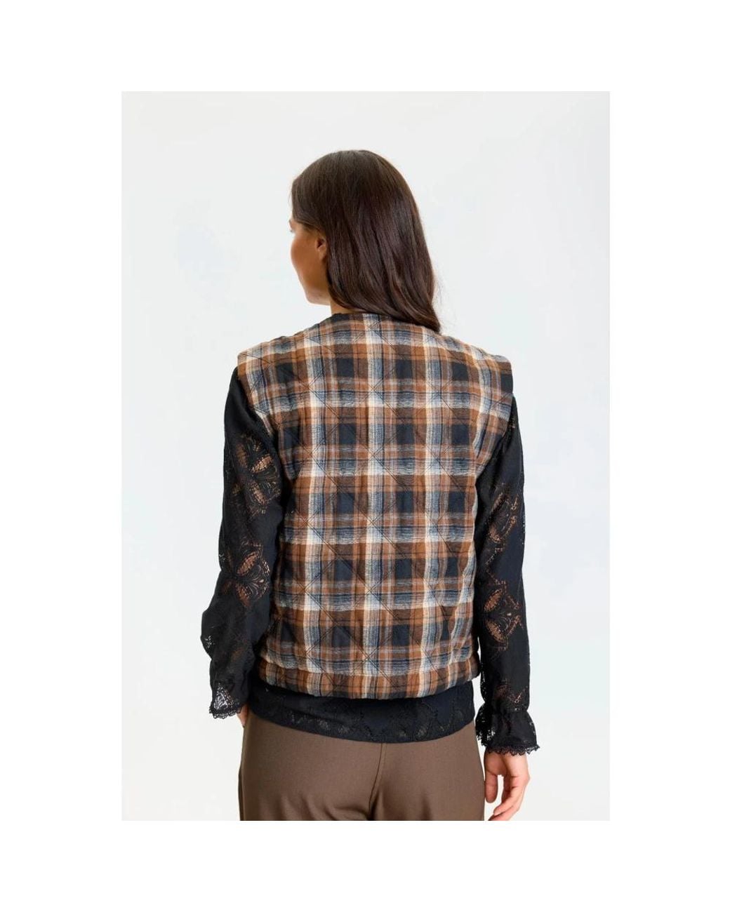 Vests iN FRONT en coloris Brown