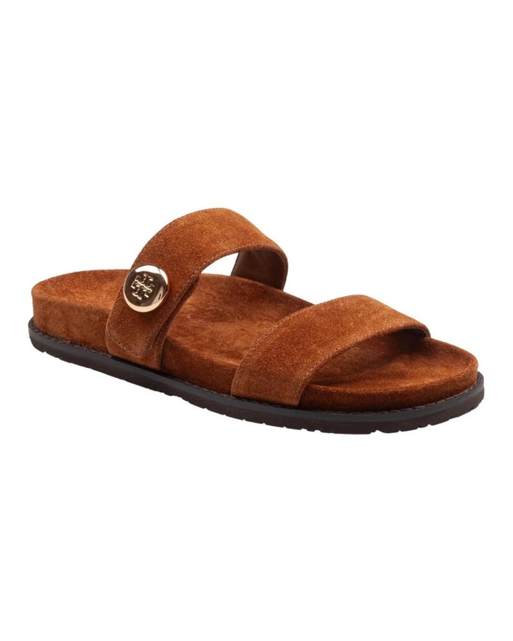 Tory Burch Brown Sliders