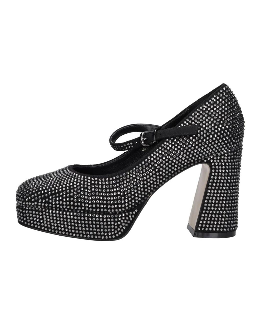 Emanuélle Vee Black Mit absatz schwarz