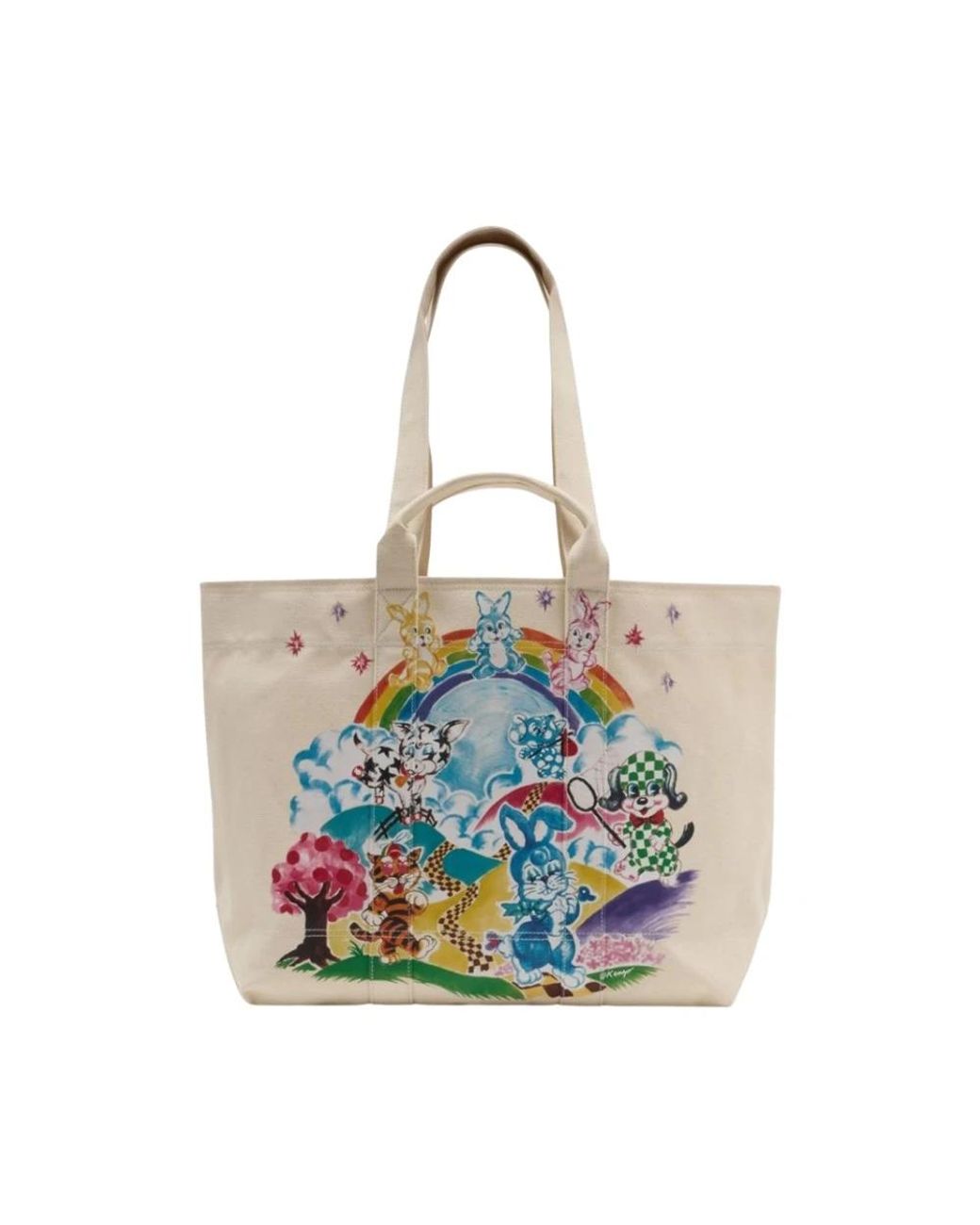 KENZO Blue Tote Bags