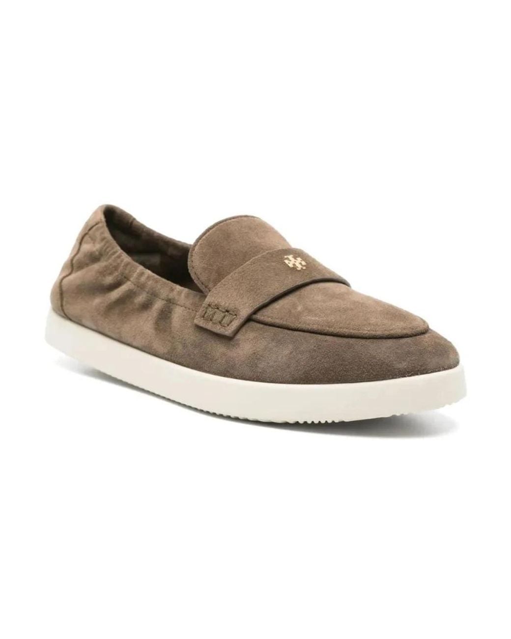 Tory Burch Natural Loafers