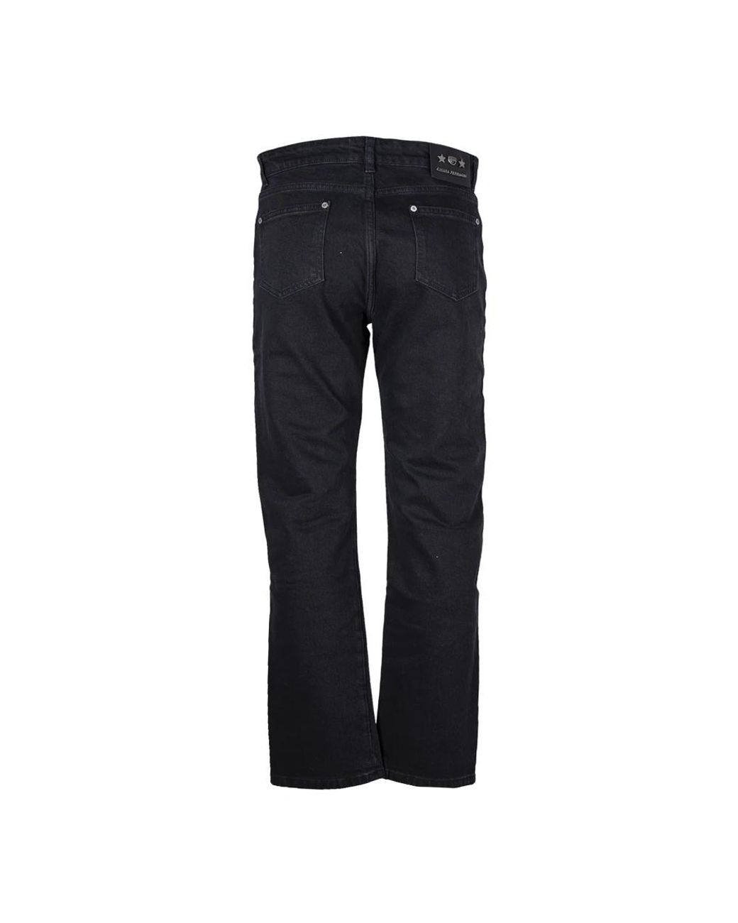 Chiara Ferragni Black Straight Trousers