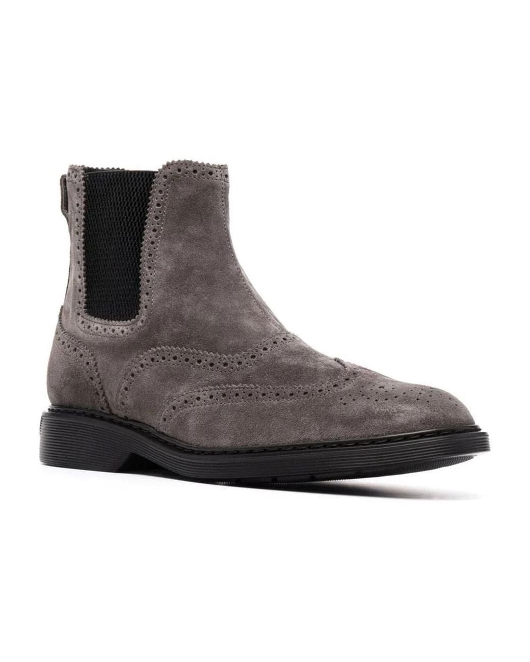 Hogan Black Chelsea Boots for men