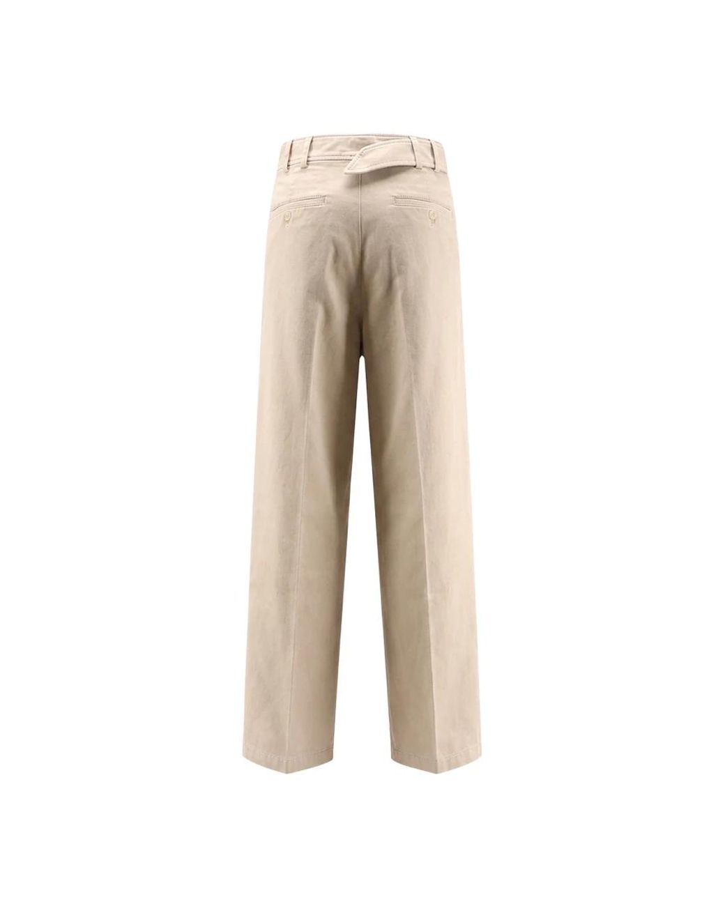 Wide Trousers Closed de color Natural