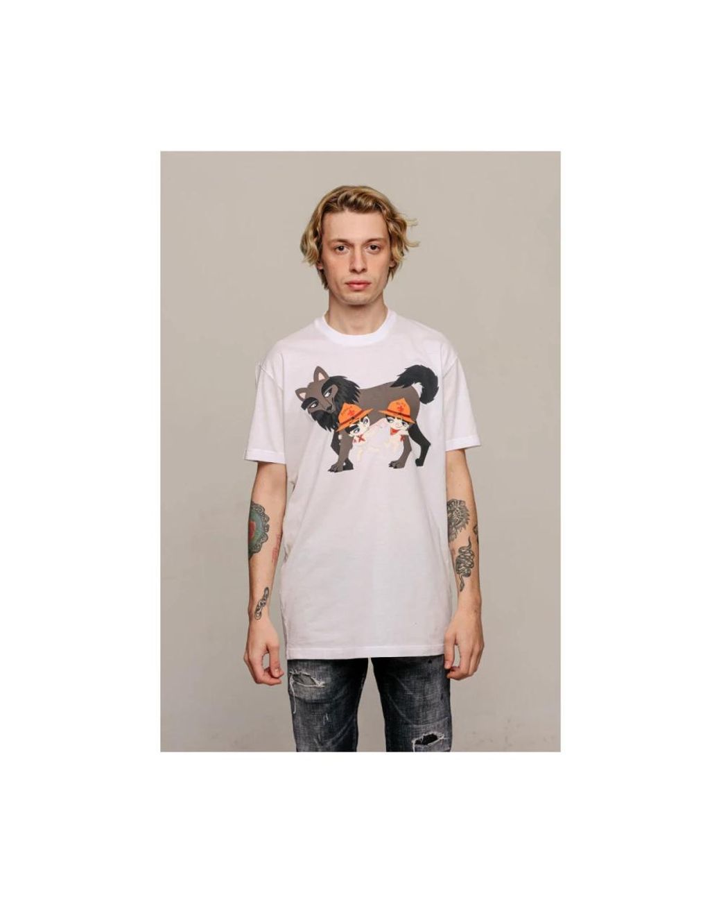 DSquared² White T-Shirts for men