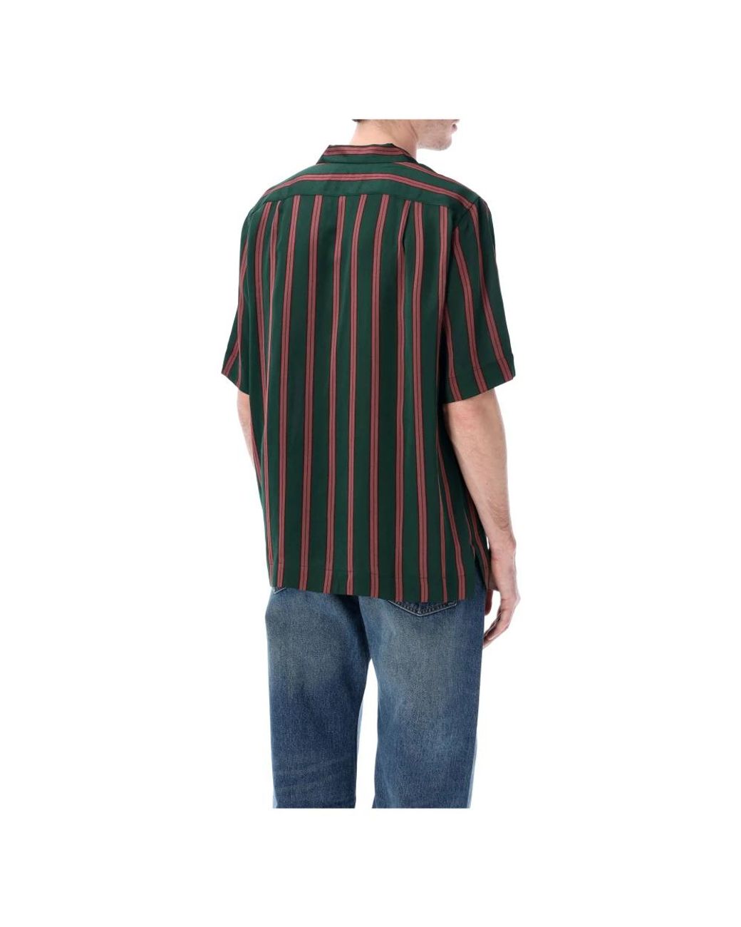 Dries Van Noten Black Short Sleeve Shirts for men