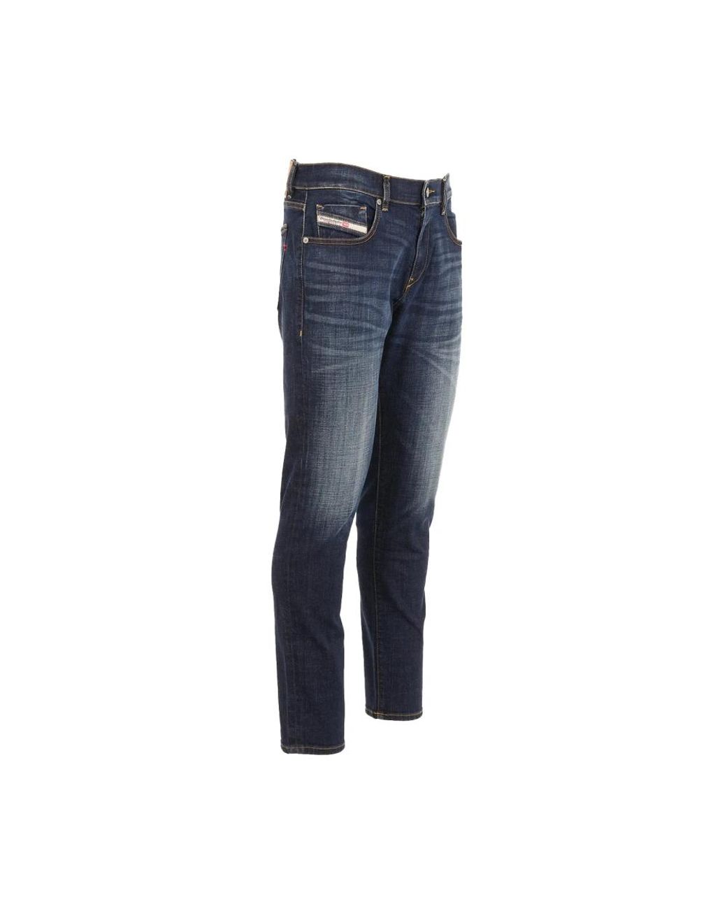 DIESEL Blue Slim Fit Jeans for men