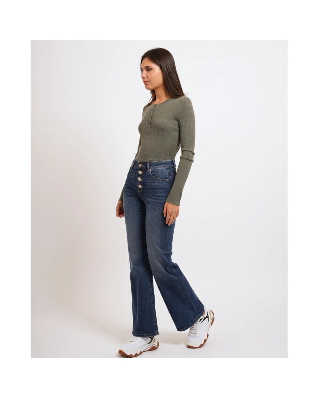 Fracomina Blue Straight Fit Jeans