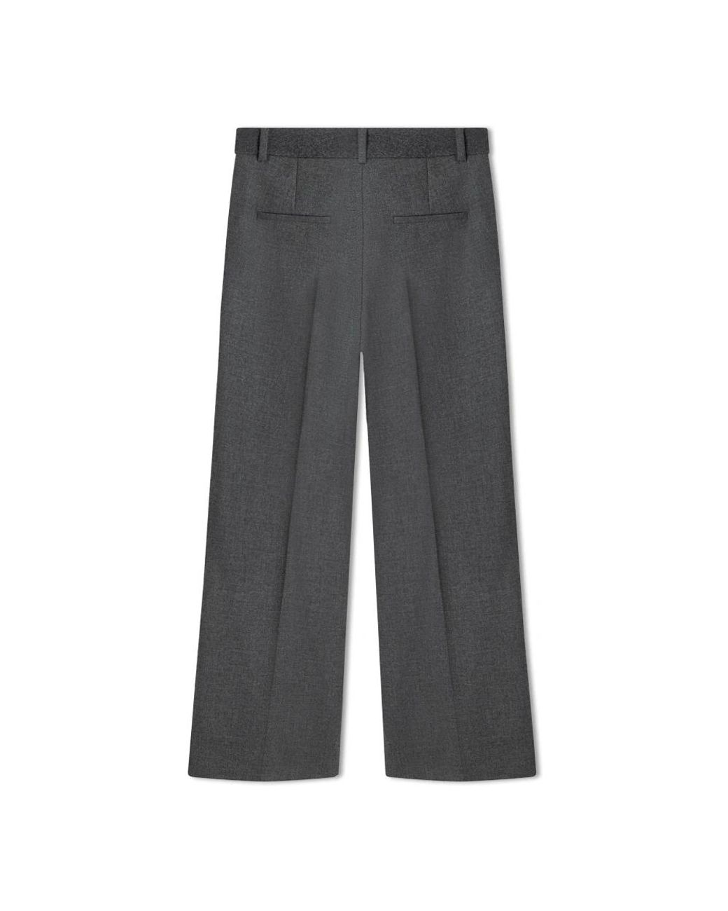 Cambio Gray Wide Trousers for men