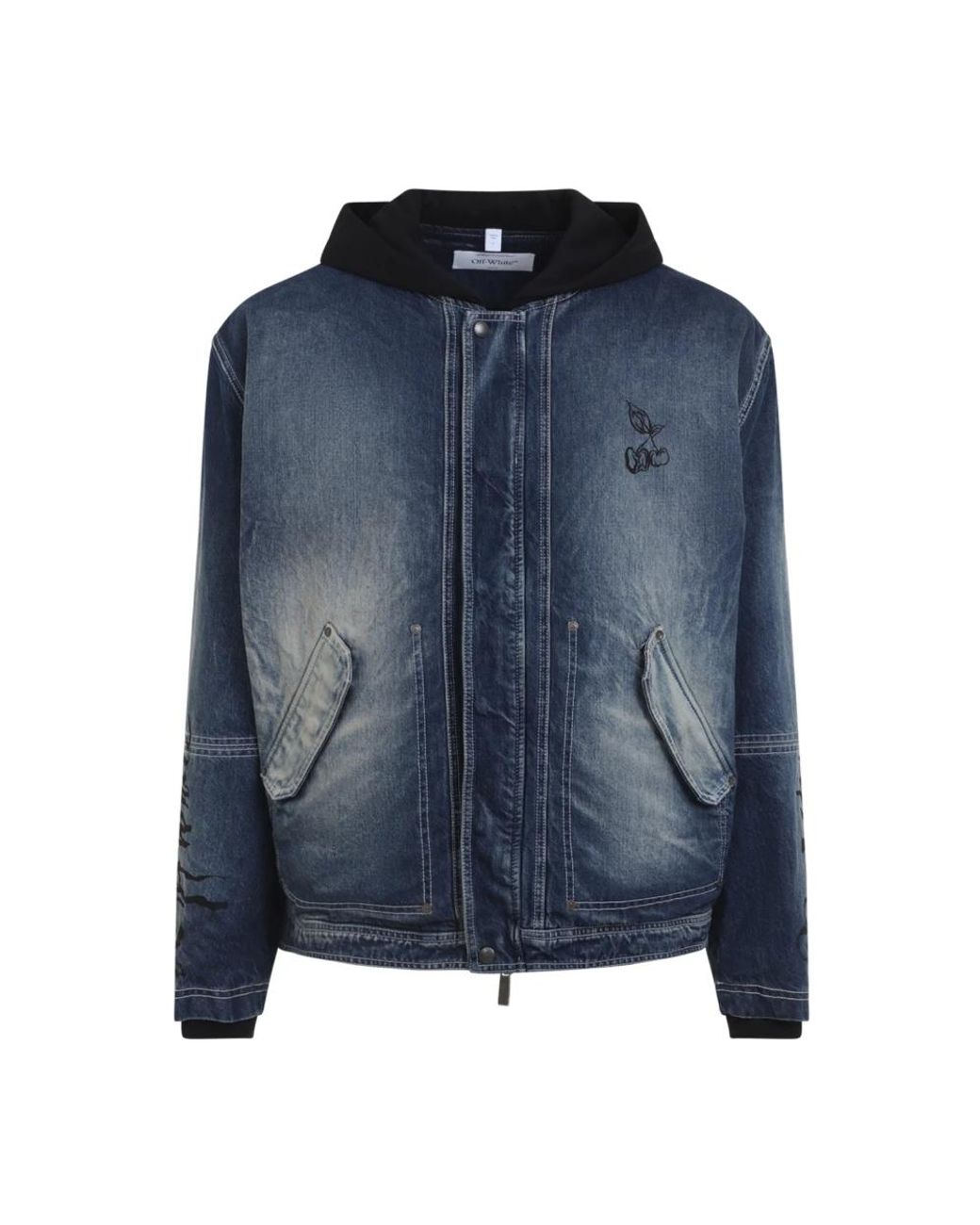 Off-White c/o Virgil Abloh Blue Denim Jackets for men