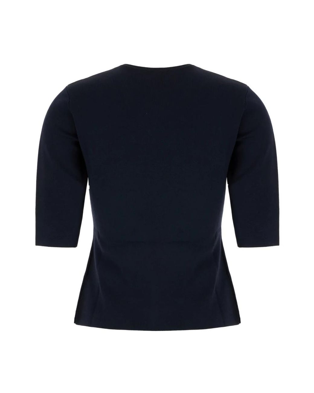 Max Mara Blue Round-Neck Knitwear