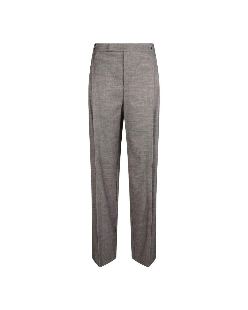 Patrizia Pepe Gray Straight Trousers