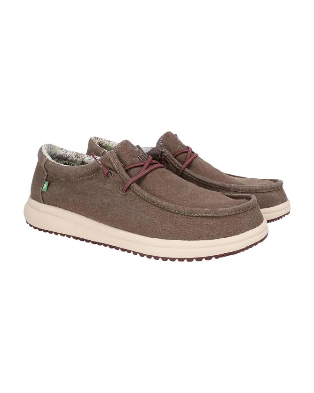 WALK IN PITAS Brown Laced Shoes for men