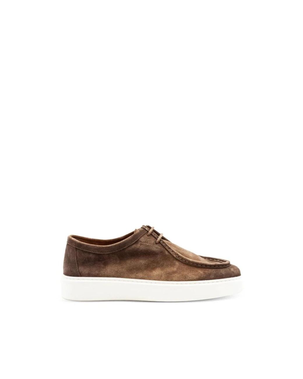 Doucal's Brown Laced Shoes for men