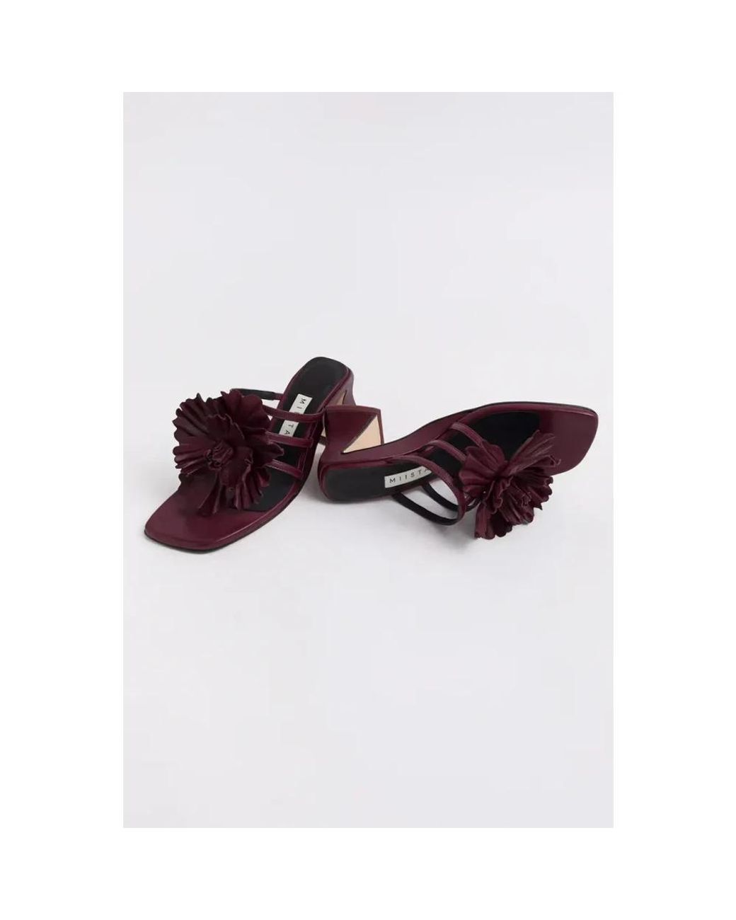 Miista Red Hara Mules