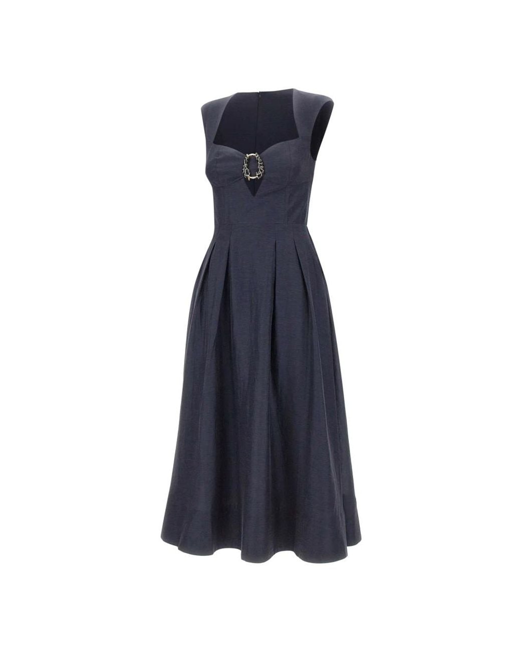 Rebecca Vallance Blue Midi Dresses
