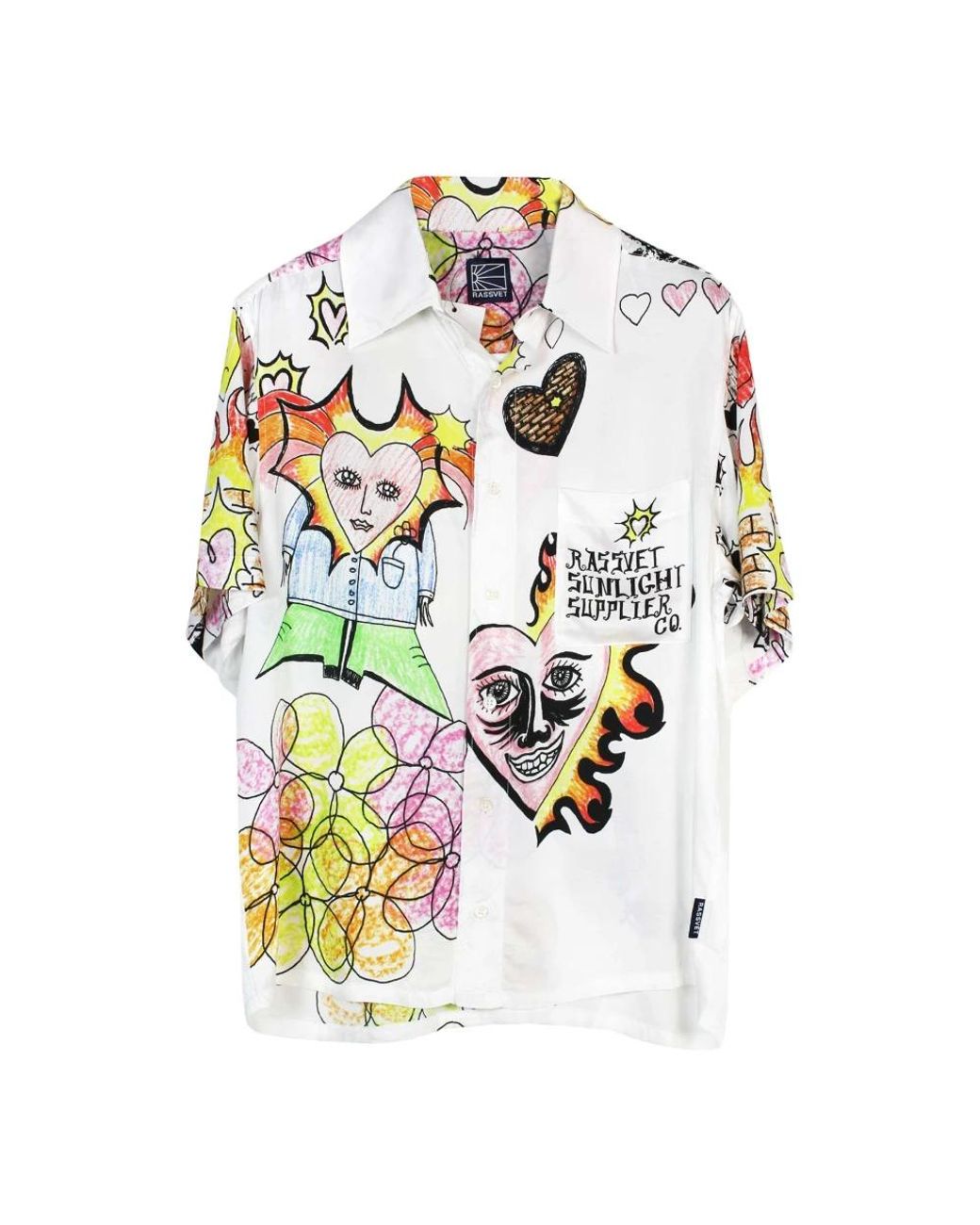 Rassvet (PACCBET) White Short Sleeve Shirts for men