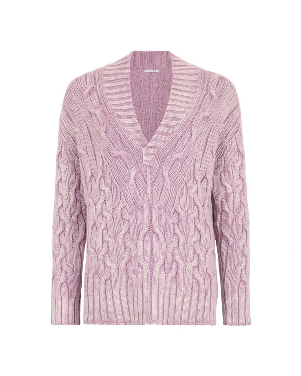 Malo Pink V-Neck Knitwear