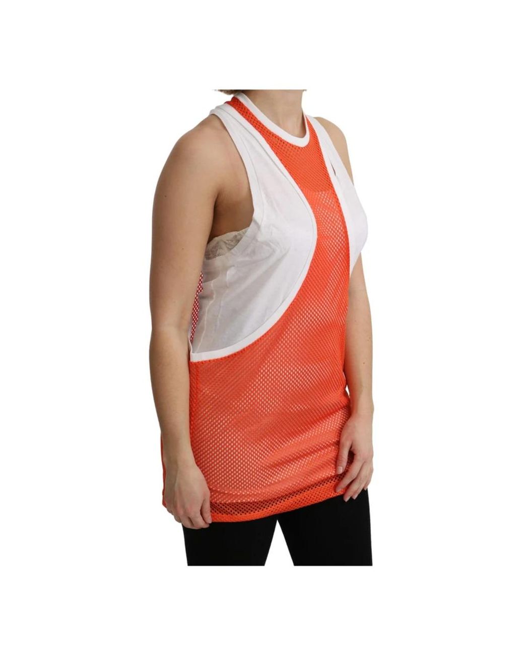 DSquared² Orange Sleeveless Tops