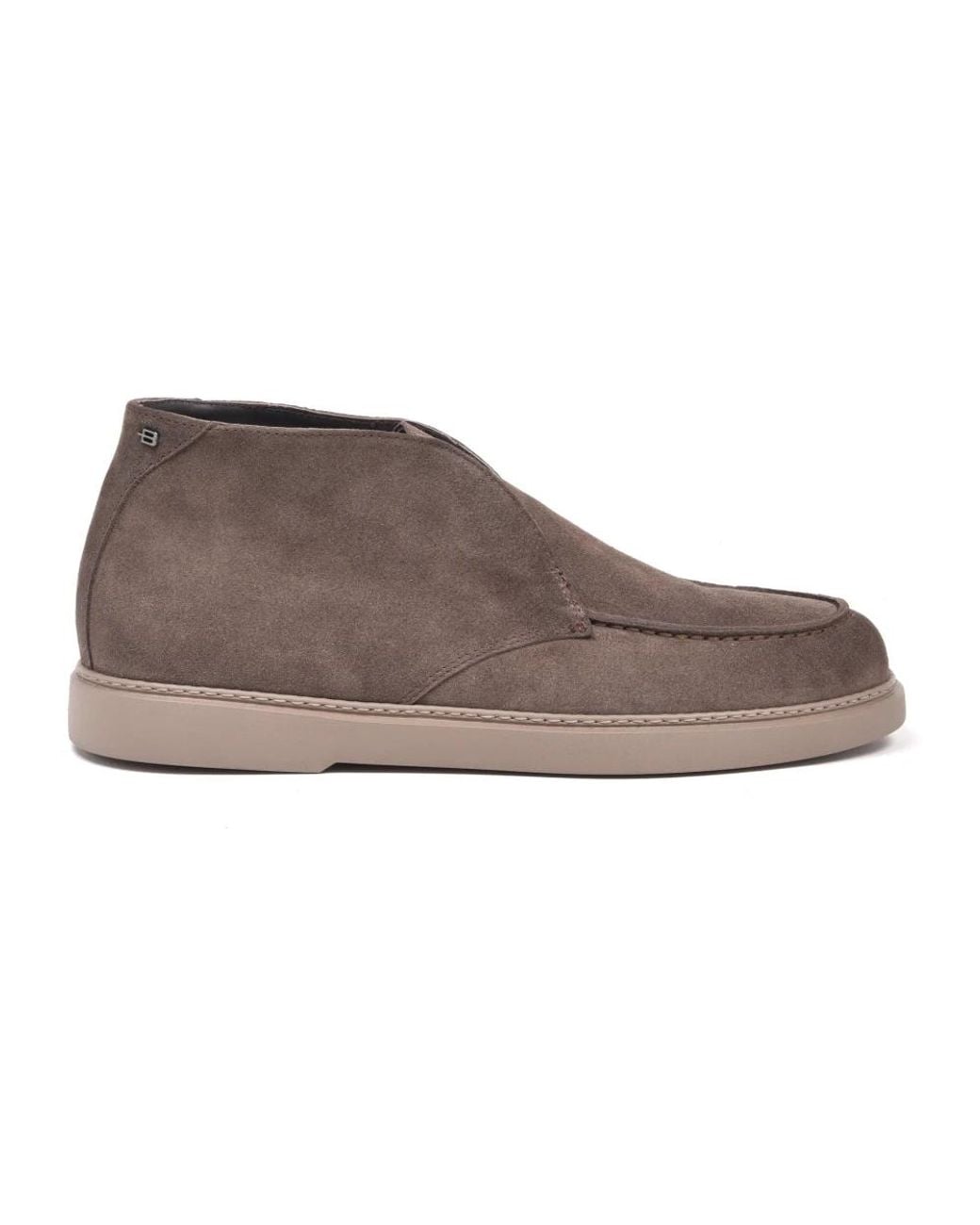 Baldinini Gray Ankle Boots for men