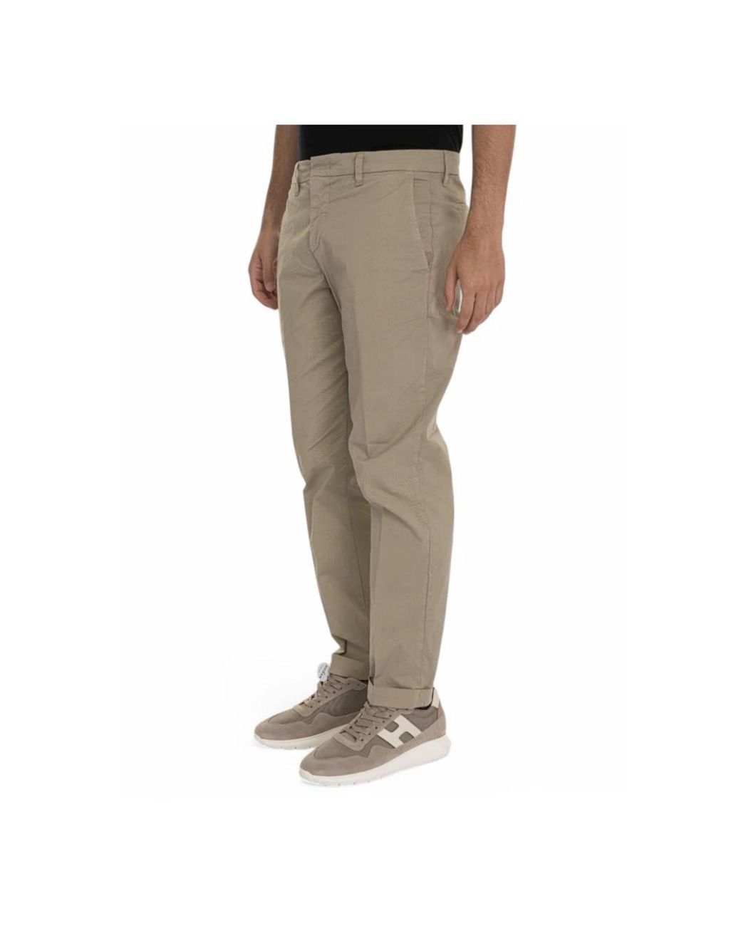 Fay Natural Slim-Fit Trousers for men