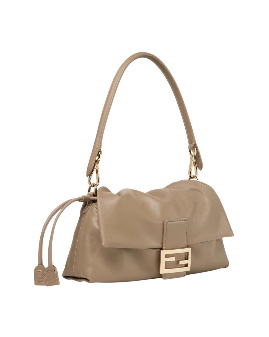 Fendi Natural Shoulder Bags