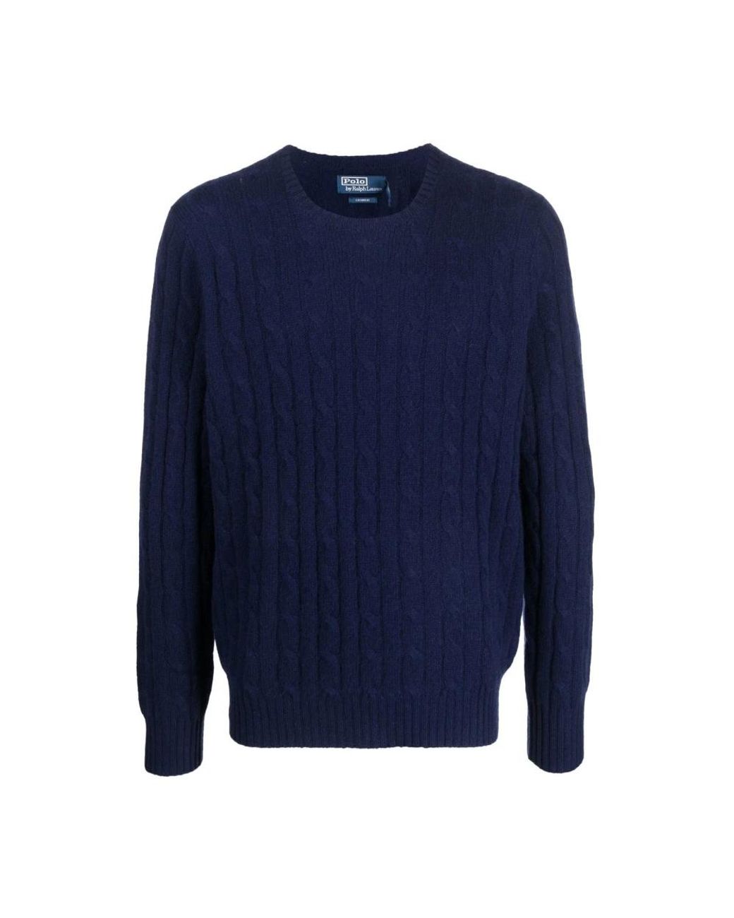 Ralph Lauren Blue Cashmere Knitwear for men